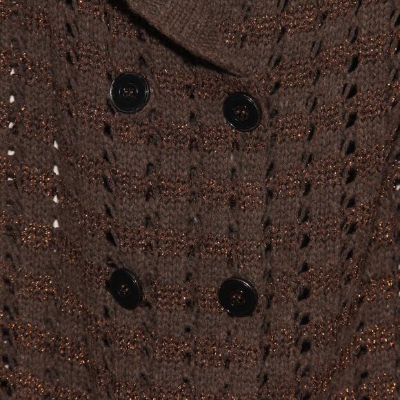 Anthropologie Leifsdottir Tuzla Wool Blend Sweater Jacket Cardigan Size Medium - Picture 3 of 9